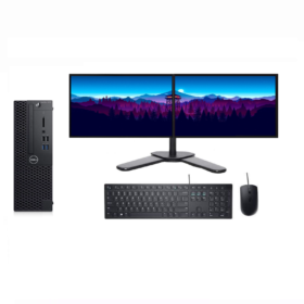 Dell OptiPlex 3060 PC - i3 8th Gen - 8GB RAM 240GB SSD Windows 11 - 2 x 22" Monitors